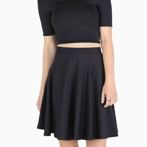 Matte skater skirt